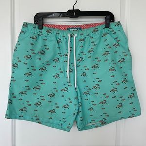 Bobobos - Fishes - Riviera Recycled Swim Trunks - Large